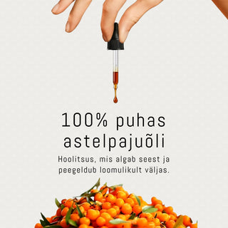 100% Astelpajuõli | Oomega 3,6,7,9