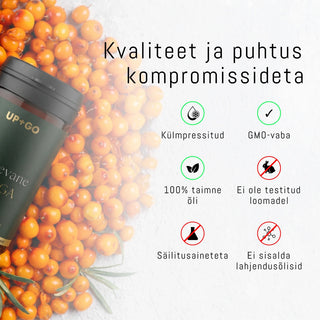 100% Astelpajuõli kapslid | Oomega 3,6,7,9