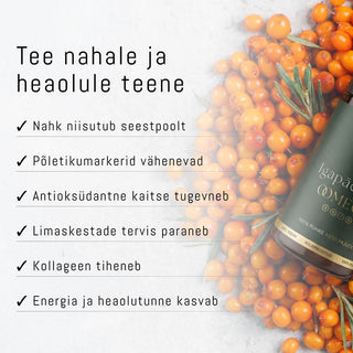 100% Astelpajuõli kapslid | Oomega 3,6,7,9