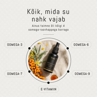 100% Astelpajuõli | Oomega 3,6,7,9